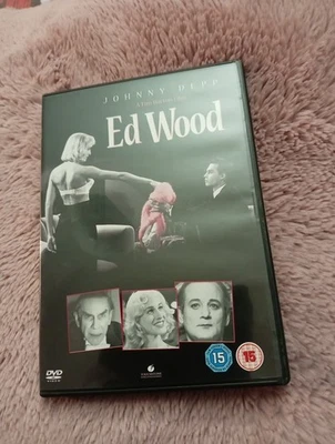 Ed Wood [DVD] Region 2 Directed By Tim Burton, Starring Johnny Depp Vgc See Pics - Image 1 of 4