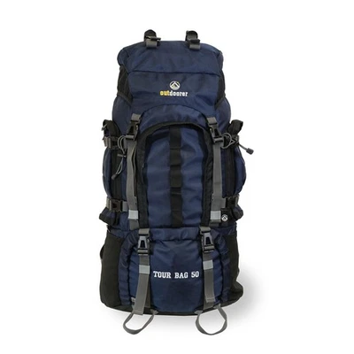 Tourenrucksack Tour Bag 50 blau – Trekking-Rucksack 50L Reiserucksack Handgepäck - Bild 1 von 4