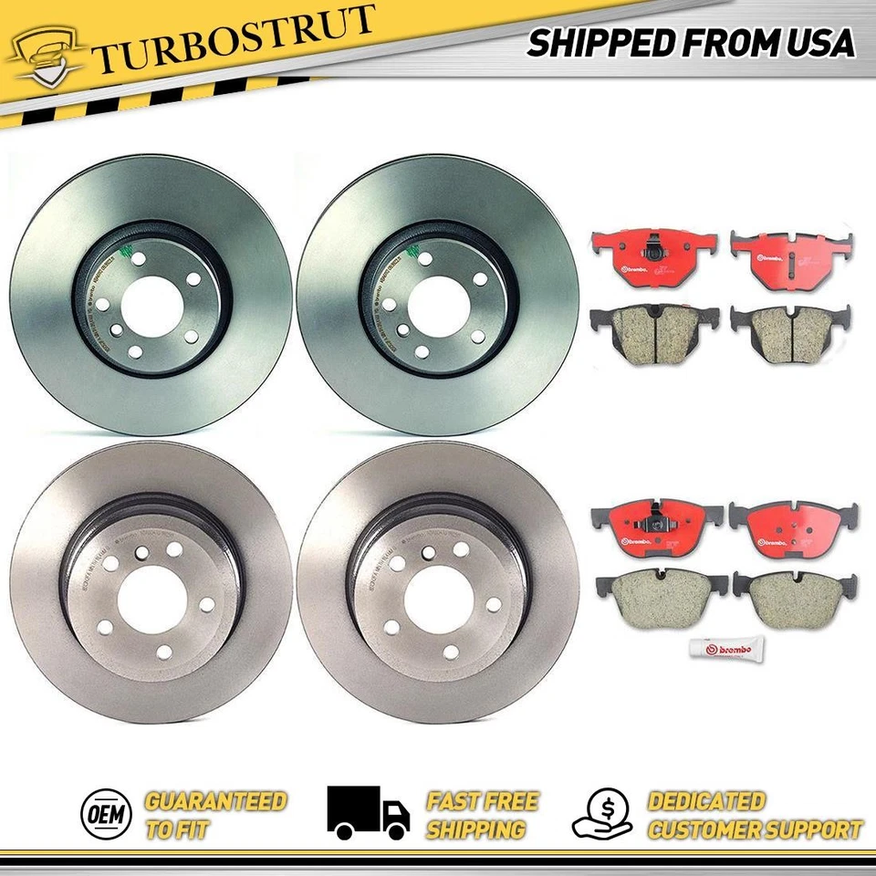 Kit de pastillas de freno delanteras traseras para BMW X6 2009 2010 garantía de por vida Foto 1 de 4