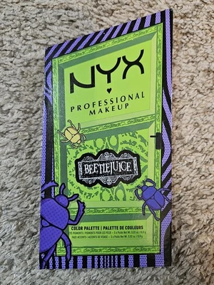 NYX BEETLEJUICE COLOR FOR THE RECENTLY DECEASED 8-PAN COLOR PALETTE Eyeshadow - Image 1 of 4
