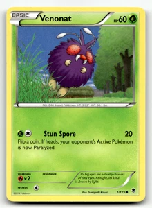 Venonat 1/119 Normal Common XY - Phantom Forces LP - Picture 1 of 2