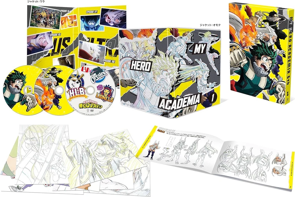 My Hero Academia 6th DVD Vol.1 Limited Edition Anime Region 2 TDV-33023D - Image 1 of 1
