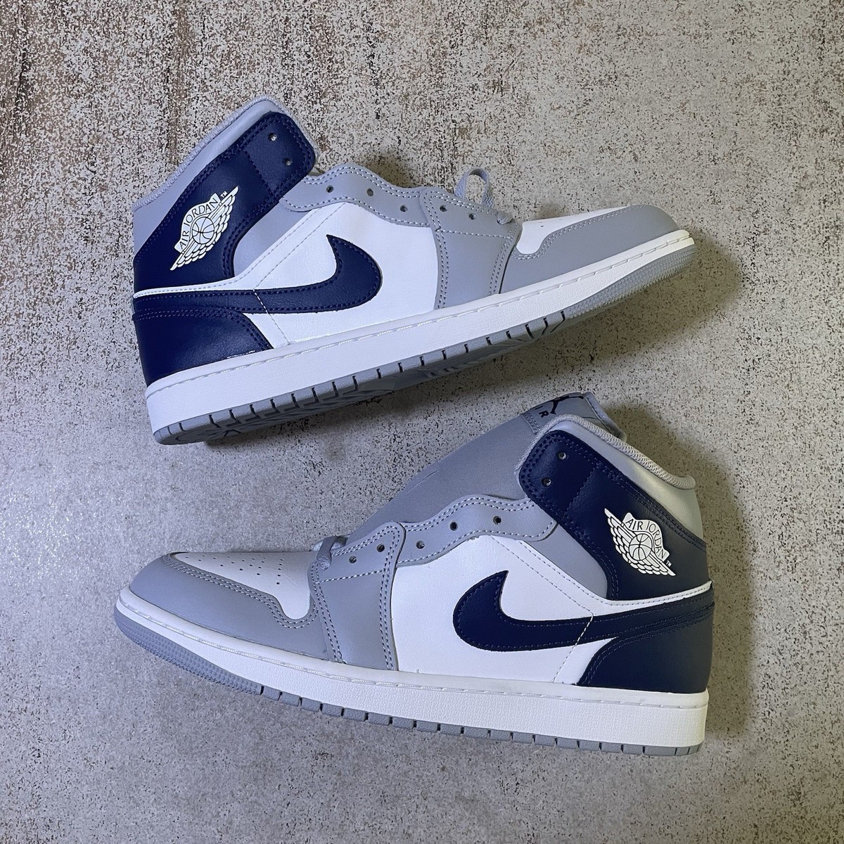 Nike Shoes Cement Grey Jordan Aj1 Mid Men Las Mejores Ofertas En