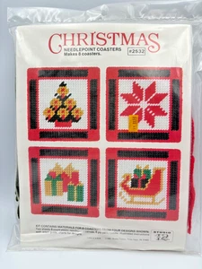 Vintage Weihnachten Nadelspitze Untersetzer Urlaub Weihnachtsdeko 1981 von Studio 12 - Bild 1 von 3