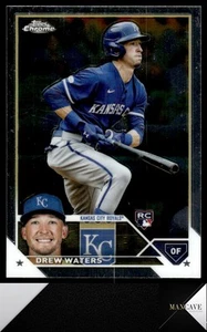2023 Topps Chrome #147 Drew Waters Rookie Kansas City Royals - Picture 1 of 2