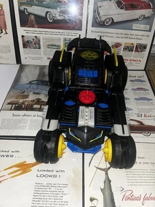 Batmobile RC Imaginext Transforming Batman RC Car w/Remote 2018 As Is Read - Picture 1 of 9