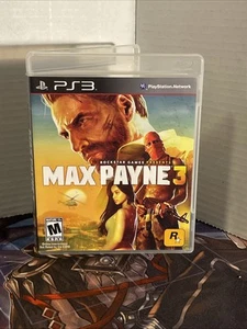 Max Payne 3 (Sony PlayStation 3, 2010) PS3 Completo con Manual - Imagen 1 de 16