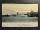 1908 Steamer KINGSTON, FRONTENAC Dock, THOUSAND ISLANDS, NY Naval Cover 