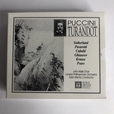 Puccini Turandot John Alldis Choir London Philharmonic Orchestra Zubin Mehta CD - Image 1 of 2