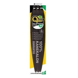 SHAKE N GO QUE SYNTHETIC BRAID - 3X PRE-STRETCHED BRAID 36 INCH - Picture 1 of 22