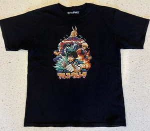 NEW Teefury Shirt My Hero Academia  Youth XL Black T-shirt - Picture 1 of 5