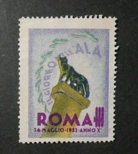 ITALIA Erinnofili 1952 Roma il giorno dell' ALA 1 Vignetta Mint no gum - Picture 1 of 1