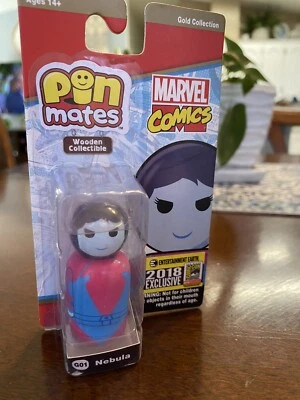 Marvel Pin Mates G01 Nebula 2018 SDCC ENTERTAINMENT EARTH EXCLUSIVO EDICIÓN LIMITADA Foto 1 de 4