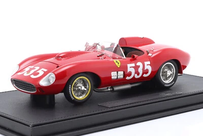 Nuevo TOP MARQUES FERRARI 315S SPIDER MIGLIA 1957 1:18 Modelo Coche Rojo Top127B KidBX Foto 1 de 4