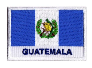 Écusson patche drapeau patch pays GUATEMALA 70 x 45 mm à coudre brodé - Picture 1 of 6
