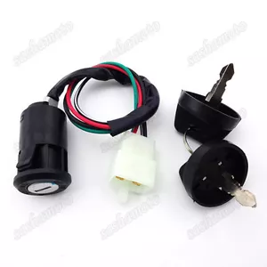 Key Ignition Switch For Eton ATV All 2 & 4 stroke 50 70 90 cc E-ton 650720 Quad - Picture 1 of 4