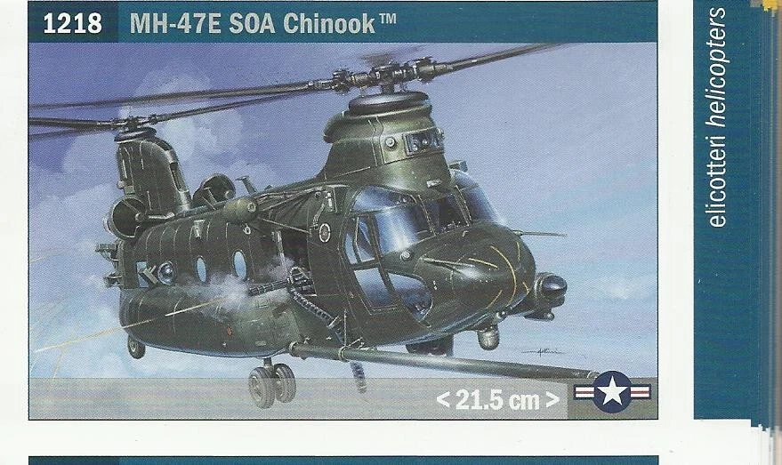ITALERI 1218 BOEING MH-47E SOA CHINOOK SCALA 1/72 - Immagine 1 di 1