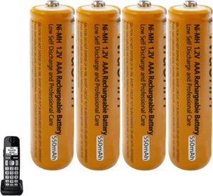 4X bateria NI-MH 1,2V 550mAh baterie AAA do Panosonic / BT Gigaset - Zdjęcie 1 z 9