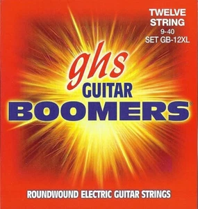 GHS Boomers 12 STRING EXTRA LIGHT Roundwound Electric Guitar Strings .009-.040 - Picture 1 of 3