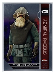 Star Wars 2023 Topps Finest Base FN-78 Admiral Raddus - Imagen 1 de 2