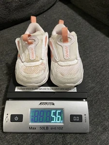 Nike Air Max Bolt TD Sneakers Shoes Sz 4C Toddler White Crimson Bliss - Picture 1 of 6