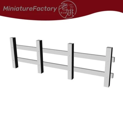 1:220 Z Gauge 8pcs Railing Banister Railroads Vehicle Diorama Scenery - Image 1 of 2