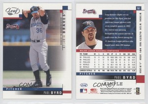 2003 Leaf Samples Silver Paul Byrd #52