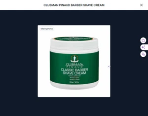 CLUBMAN PINAUD BARBER SHAVE CREAM - Picture 1 of 1