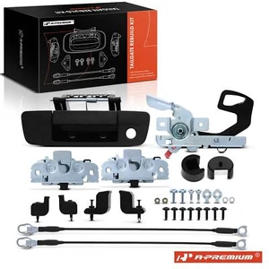 A-Premium Metal Tailgate Hardware Rebuild Kit w/ Cable & keyhole for Dodge Ram - Picture 1 of 11