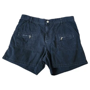 Polo Ralph Lauren Jean Shorts Womens Size 12 Black Denim - Picture 1 of 3