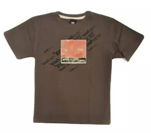 ECKO BOYS SHIRT - LOGO FRONT SZ 6 - BROWN COFFE BEAN - TOP TEE GRAPHIC KIDS - Picture 1 of 1
