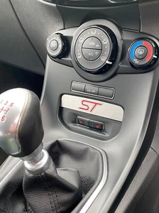 Fiesta ST MK7.5 Cubby Hole Dashboard Filler Metal Plate - Red - Picture 1 of 2