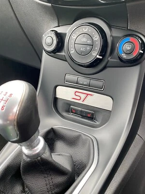 Fiesta ST MK7.5 Cubby Hole Dashboard Filler Metal Plate - Red - Image 1 of 2