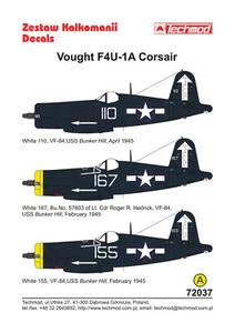 Vought F4U-1D Corsair - 72037 - decals - Bild 1 von 2