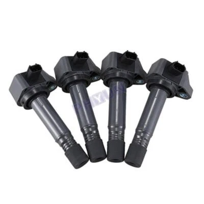 4Pcs Ignition Coil For 2006-11 Honda Civic 1.8L L4 UF582 30520-RNA-A01 099700101 - Image 1 of 4