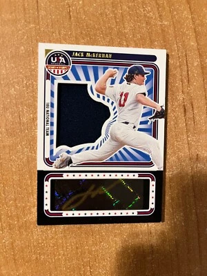 2024 Stars & Stripes - Jack McKernan - Black Gold Silhouette Auto Relic #d 23/43 - Image 1 of 2