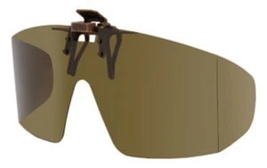 Gafas de sol de plástico polarizadas abatibles con clip - estilo envolvente - marrón polarizado - - Imagen 1 de 1