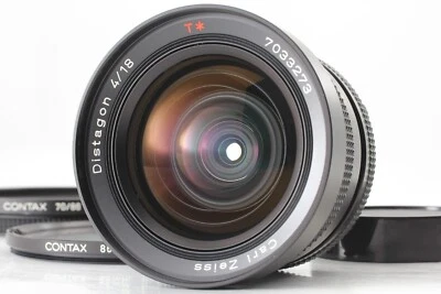 【Mint / 70/86 Ring Filter】 Contax Carl Zeiss Distagon T* 18mm f4 MMG From Japan - Image 1 of 4