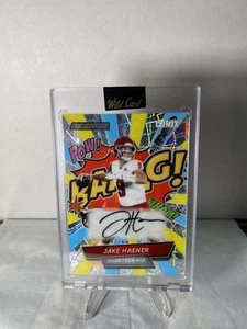 2023 Alumination Draft Comix Yellow Sparkles /5 Jake Haener Rookie Auto RC - Picture 1 of 2