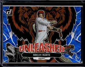 2023 Panini Donruss #U19 Noelvi Marte Unleashed Blue /249 Reds (59H) - Bild 1 von 2