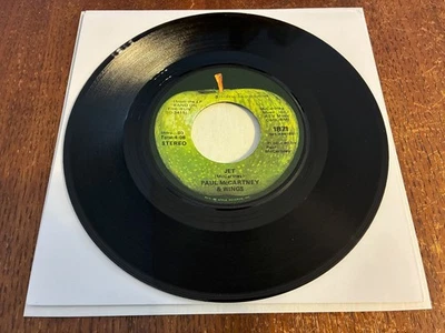 Paul McCartney & Wings 'Jet / Mamunia' 1974 US 7" Vinyl 45 w/Apple Sleeve  NM - Image 1 of 4