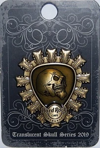 Hard Rock Cafe BANGKOK Year 2019 Translucent Skull Pin - Picture 1 of 2