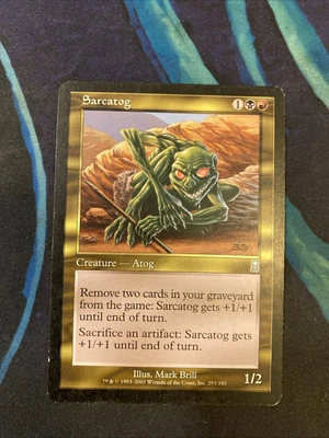 Vintage 2001 Magic The Gathering Sarcatog - Image 1 of 2