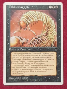 Magic The Gathering CHRONICLES TAKKLEMAGGOT black card MTG - Picture 1 of 2