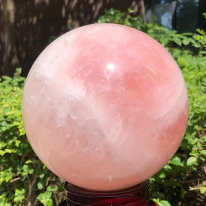 6280g Natural Beautiful Pink Crystal Ball Quartz Crystal Sphere Healing 1583 - Picture 1 of 18