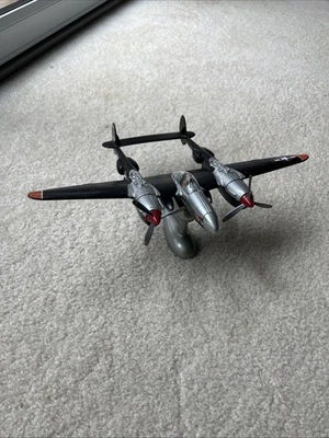 VINTAGE TOY MARK WW2  P-38 LIGHTNING FIGHTER PLANE clean & intact “mark” - Image 1 of 4