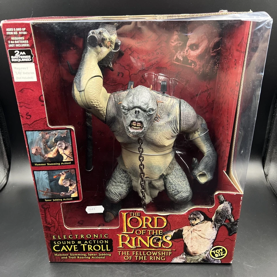 ToyBiz Lord of the Rings Fellowship of Ring Electronic Cave Troll NEW AND SEALED - Image 1 of 4