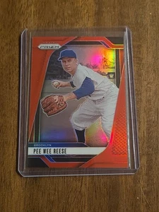 2025 Panini Prizm #11 Pee Wee Reese Red Prizm 189/299 Brooklyn Dodgers - Picture 1 of 4