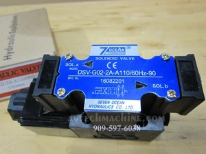 DSV-G02-2A-A110 SevenOcean Hydraulic Solenoid Valve Coil AC110 - Picture 1 of 3