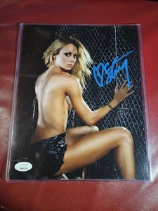Stacy Keibler signed 8x10 Foto handsigniert *JSA CERT* WWE Miss Hancock - Bild 1 von 4